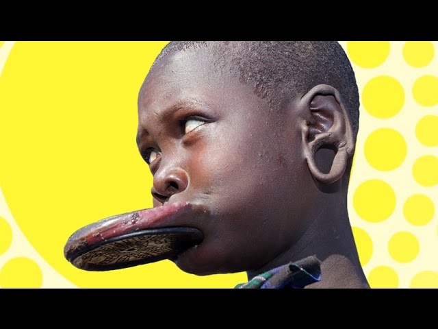 Dudaklarına Tabak Takan Kadınlar (Mursi Kabilesi)